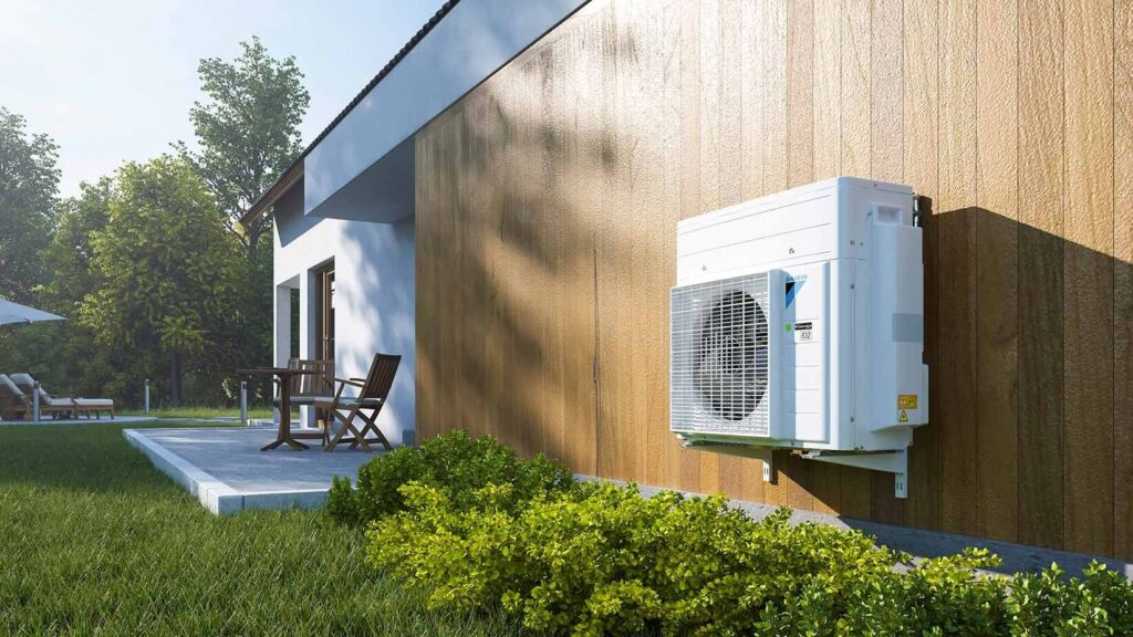 Out Door Unit of Air Source Heat Pump