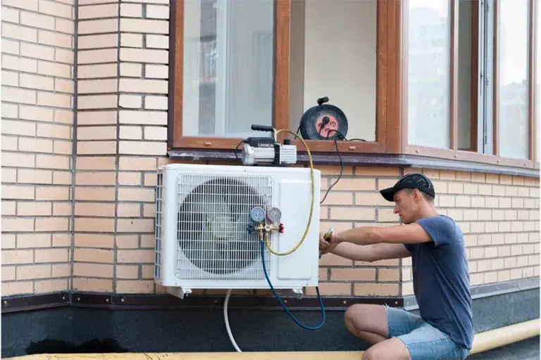 Fixing of an Air Source Heat Pump